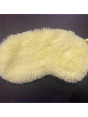 NWT Xhilaration Sleep Eye Mask Neon Yellow Lime Highlighter Bright Color!